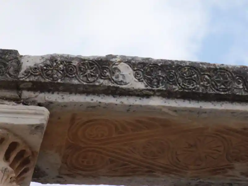 Stone with different solar symbols